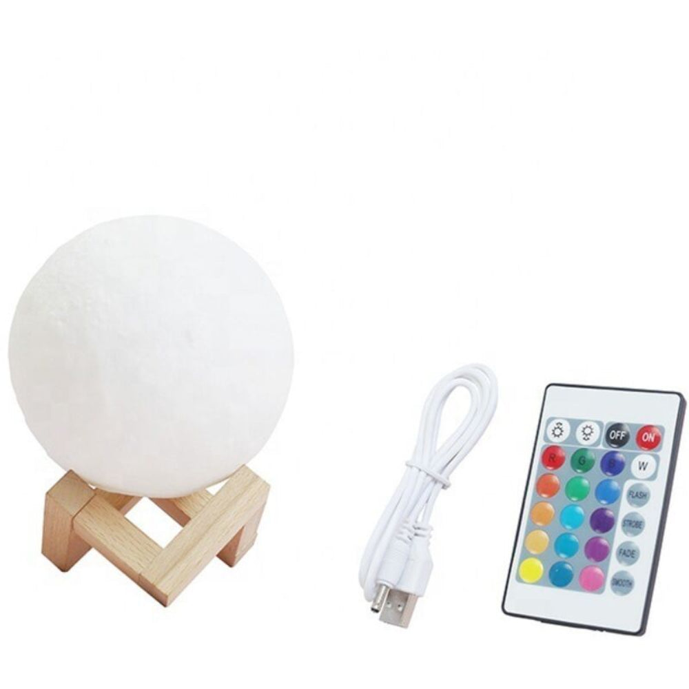Veilleuse lune télécommande 