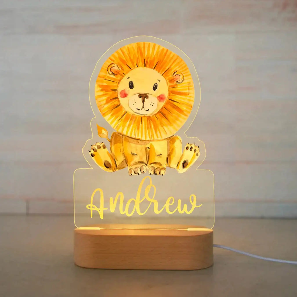 Veilleuse personnalisable lion