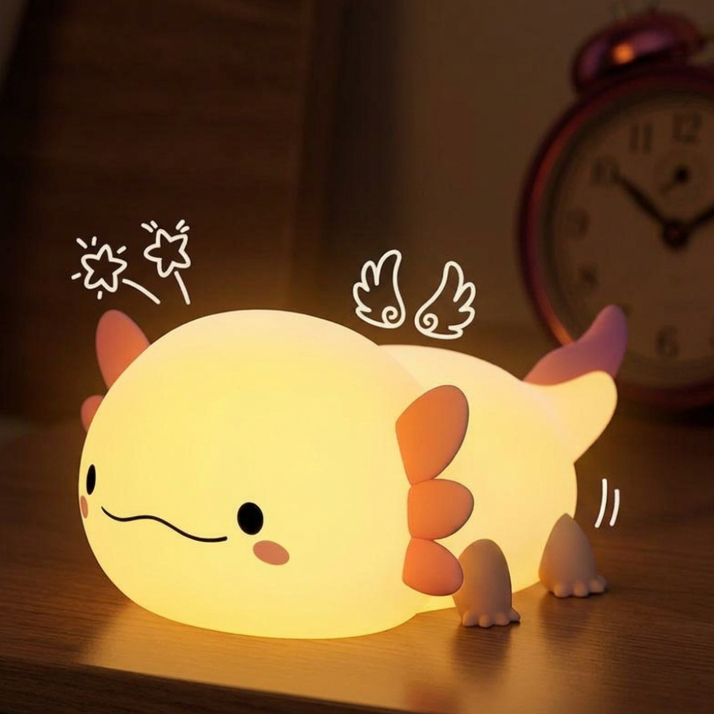 Lampe veilleuse Axolotl