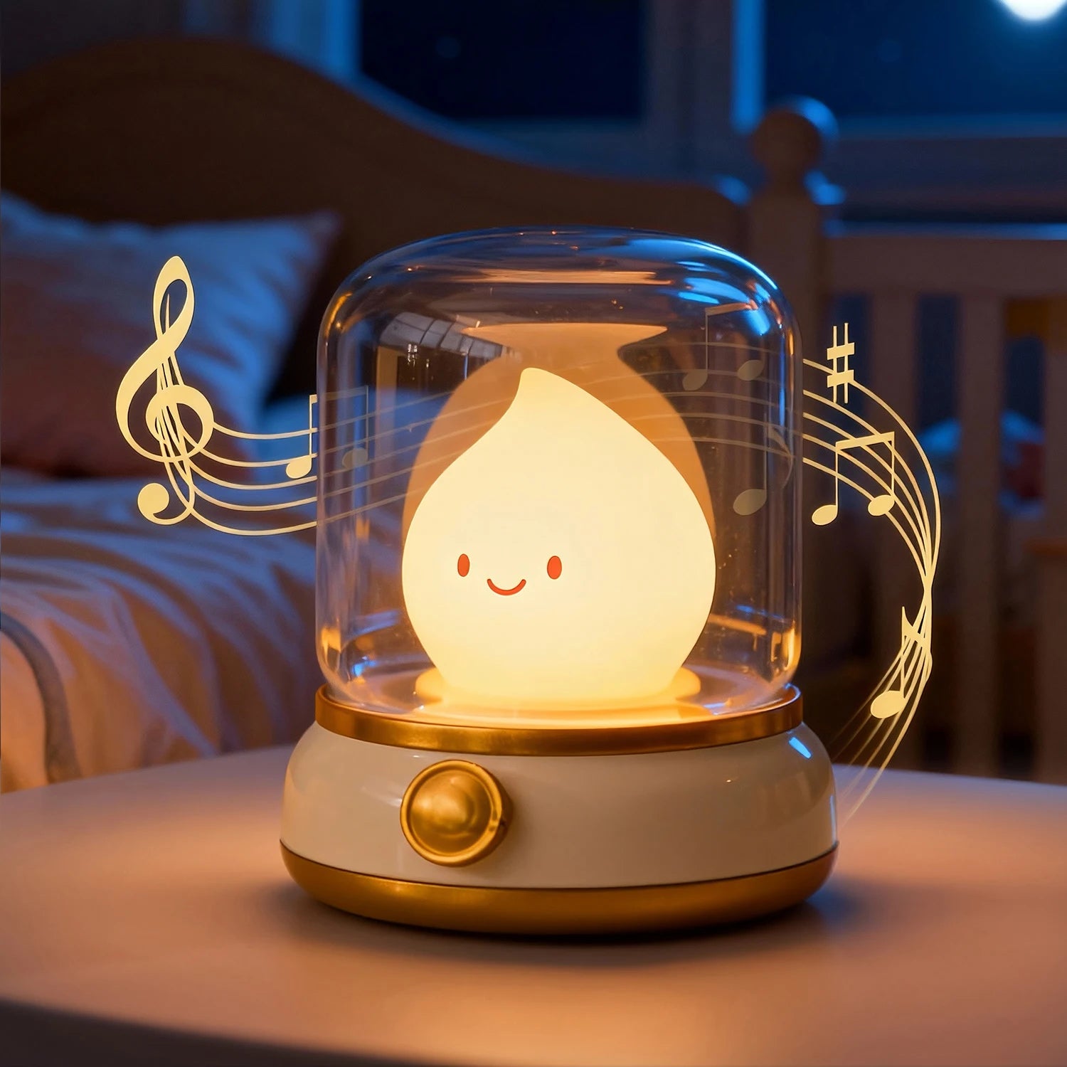 Veilleuse musique flamme