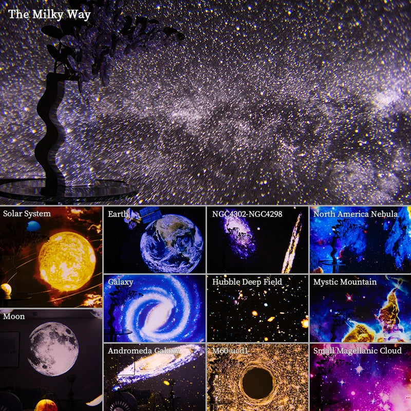 Veilleuse LED galaxie