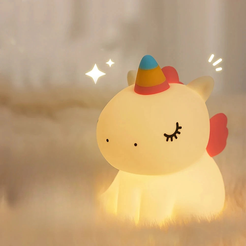 Veilleuse licorne mignonnes 