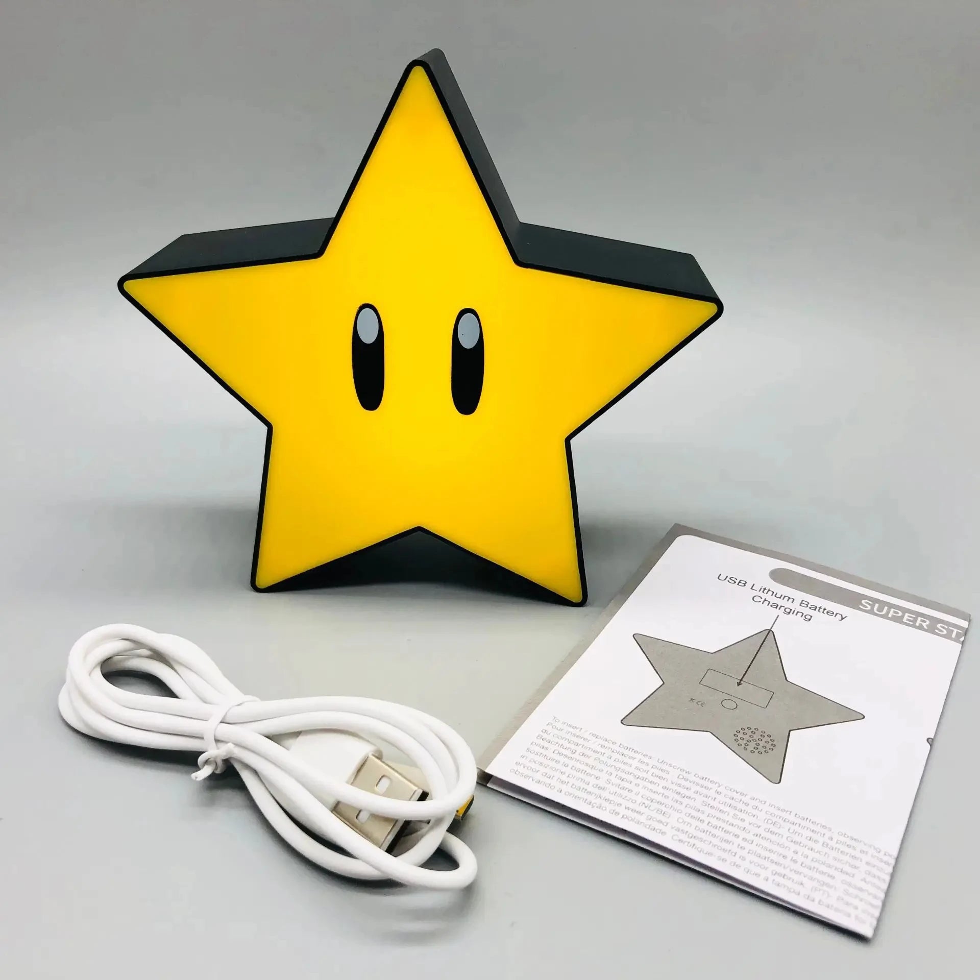 Veilleuse étoile rechargeables 