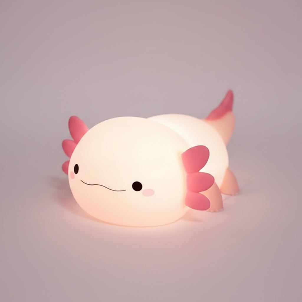 Veilleuse Axolotl