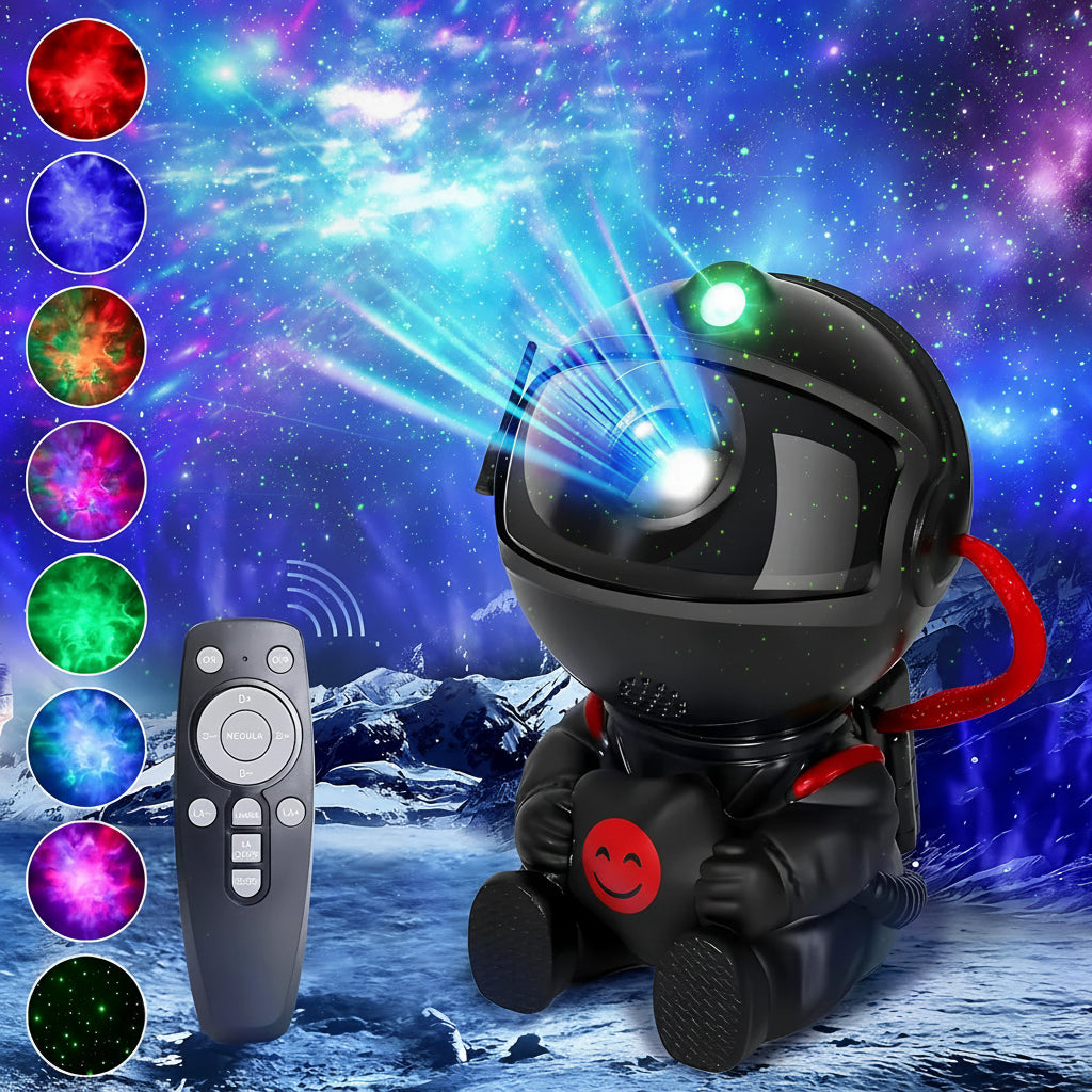 Veilleuse astronautes noir