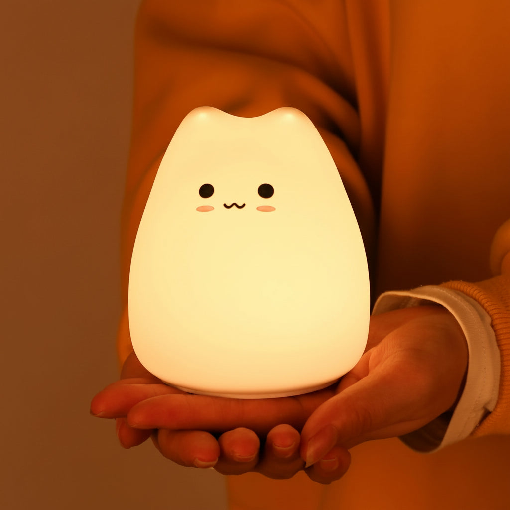 Veilleuse chat