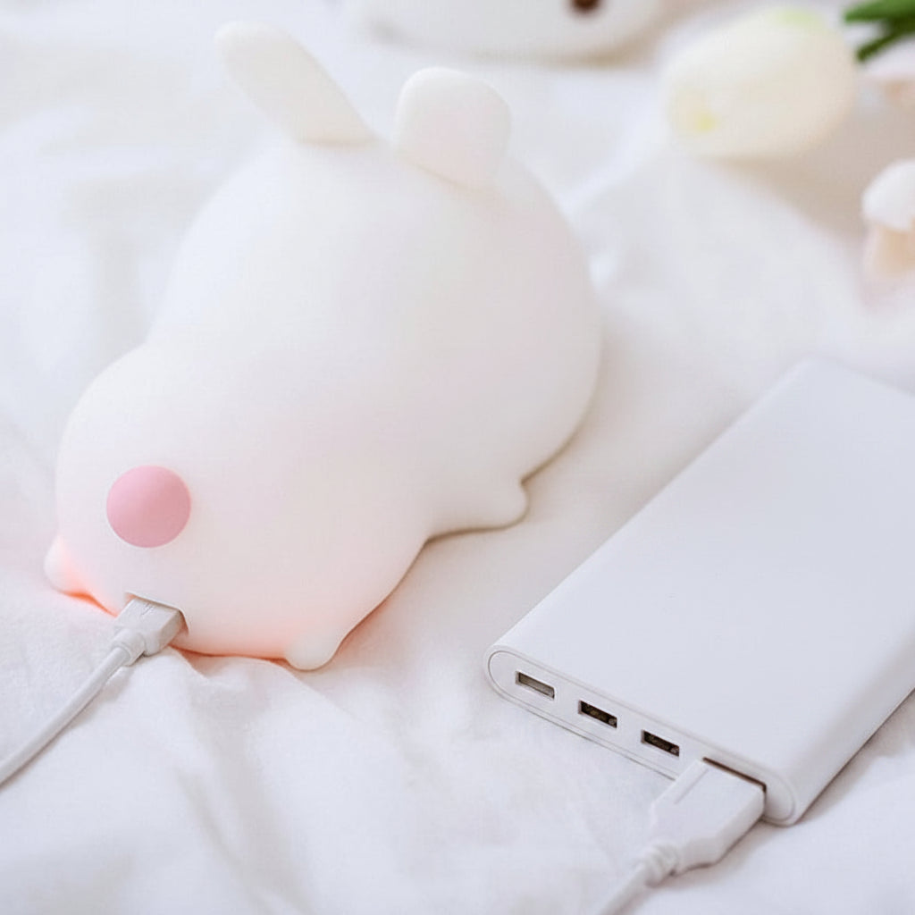 Veilleuse lapin rechargeable 