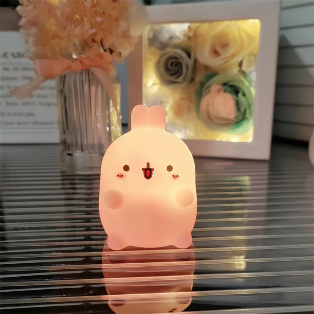 Veilleuse lumière rose