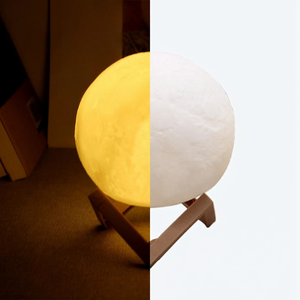 Veilleuse lune on/off