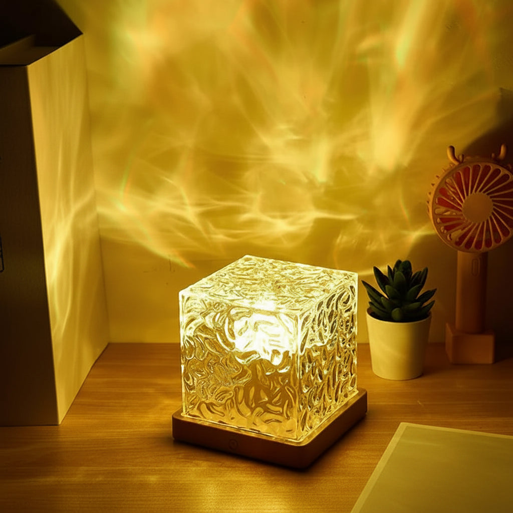 veilleuse Cristal jaune
