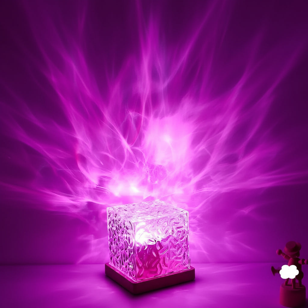 veilleuse Cristal rose